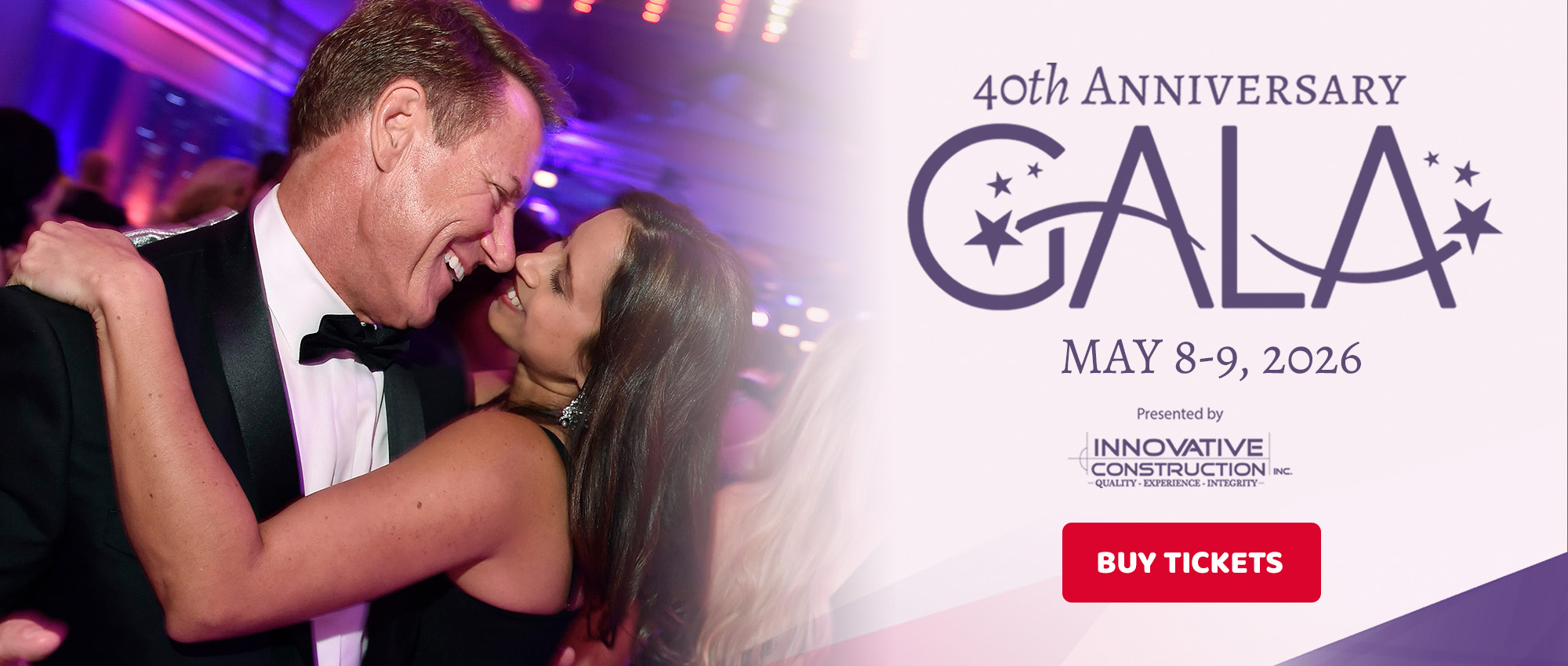 Attend the 40th Anniversary Golf & Gala Weekend